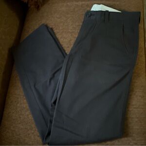 Life Made Simple Haggar Co Pants Khaki Men's 32X32 Black  Cotton Blend Straight